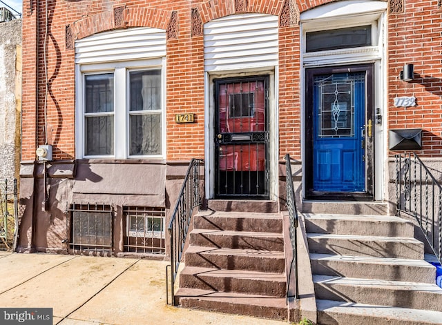 1741 Moore St, Philadelphia, PA 19145 - view of exterior entry with brick siding