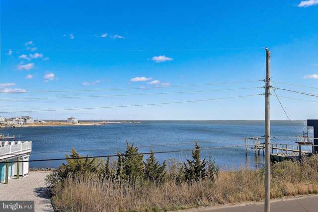 property view of water