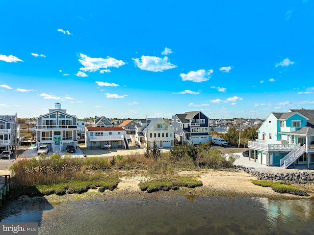 water view featuring a residential view