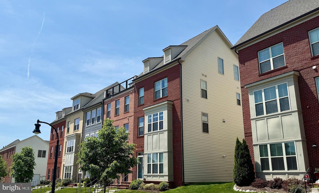 view of property with a residential view