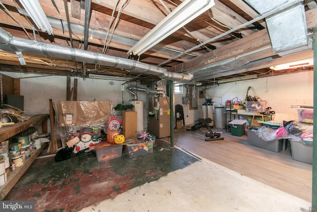 43 Churchill Rd, Cherry Hill, NJ 08034 - unfinished below grade area featuring heating unit and water heater
