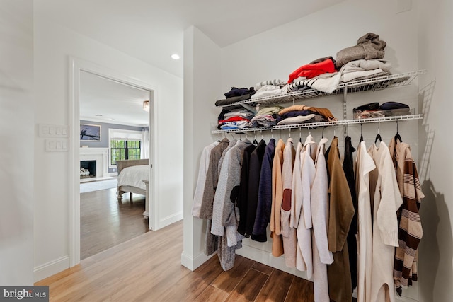 view of closet