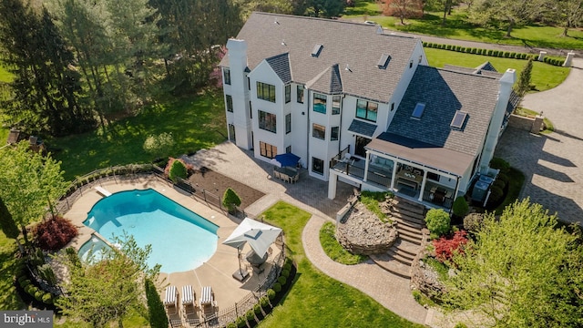 bird's eye view