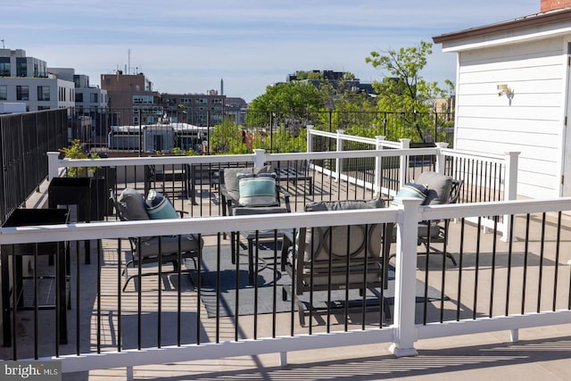1421 Florida Ave NW Unit 5, Washington, DC 20009 - view of wooden terrace