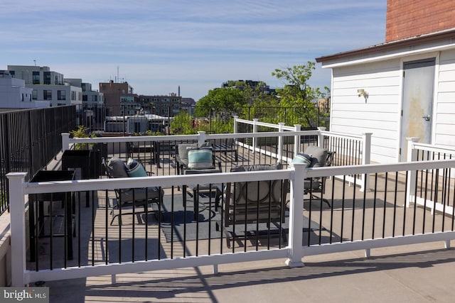 1421 Florida Ave NW Unit 5, Washington, DC 20009 - view of wooden terrace