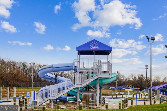 view of play area