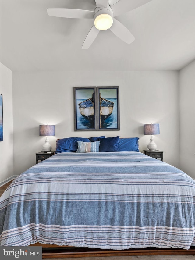 35040 Dundee St Unit 133, Frankford, DE 19945 - bedroom featuring ceiling fan