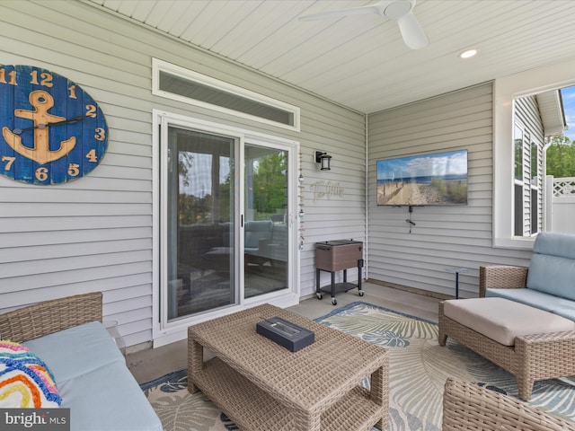 35040 Dundee St Unit 133, Frankford, DE 19945 - exterior space featuring a ceiling fan