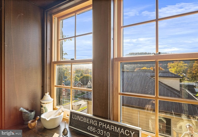 view of room details