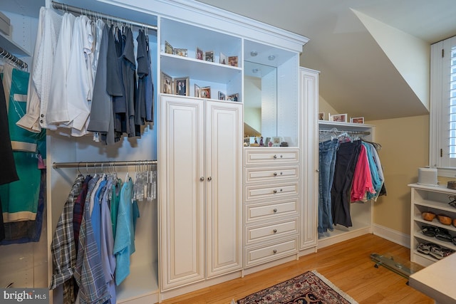 view of closet