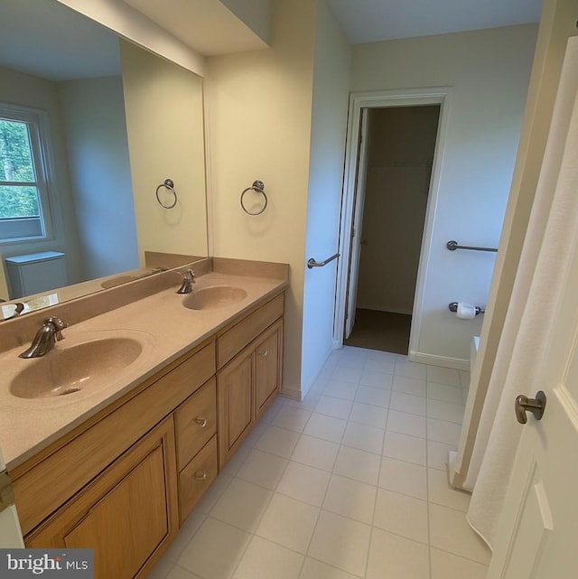 54 Ethel Ave, Hummelstown, PA 17036 - full bathroom featuring double vanity and baseboards