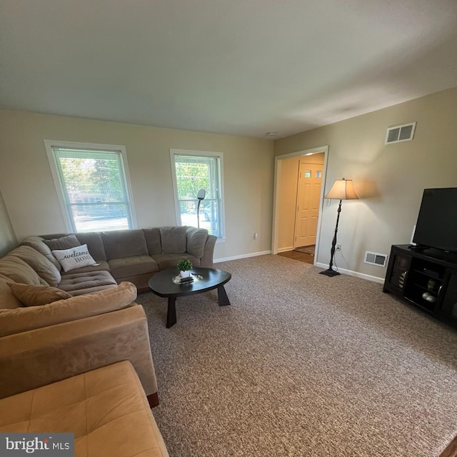 54 Ethel Ave, Hummelstown, PA 17036 - living room featuring baseboards and carpet flooring