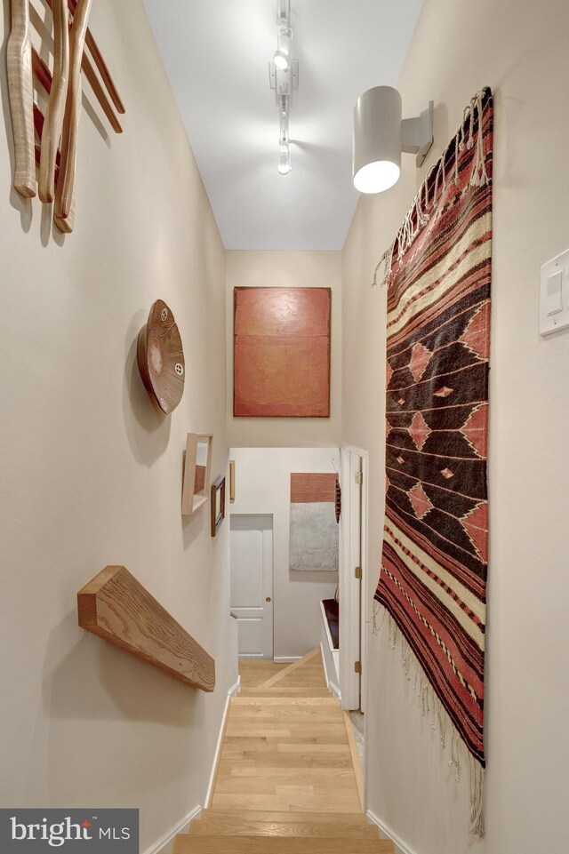 11566 Lake Newport Rd, Reston, VA 20194 - hall with light wood finished floors and baseboards