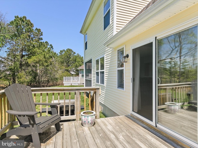 view of deck