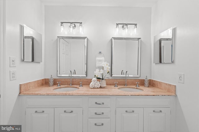 3233 Ellicott St NW, Washington, DC 20008 - full bath with double vanity and a sink
