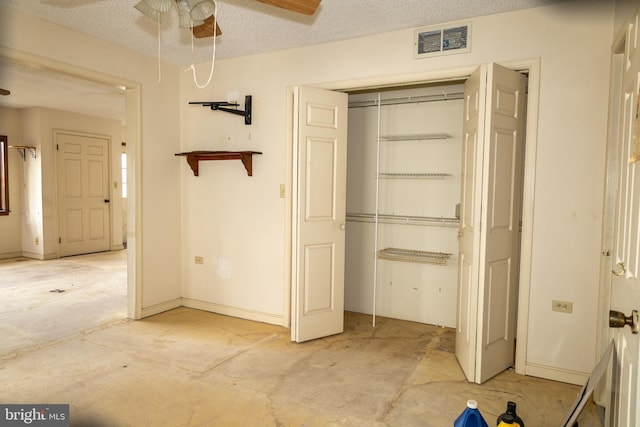 closet featuring visible vents