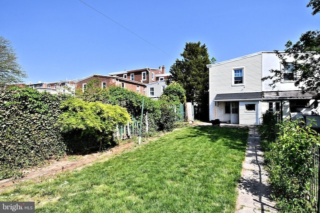 view of yard
