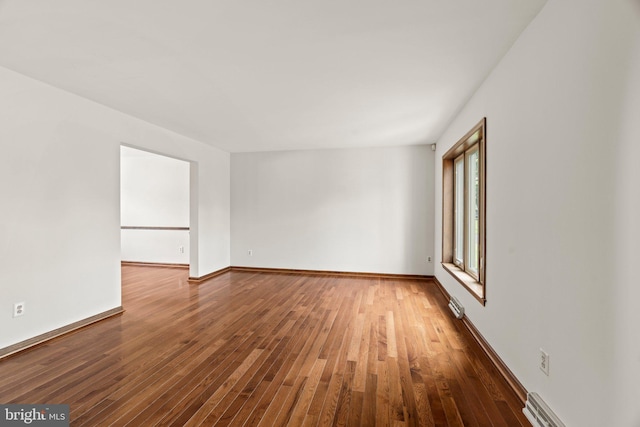 4 Sunflower Ct, Newtown, PA 18940 - spare room with wood-type flooring and baseboards