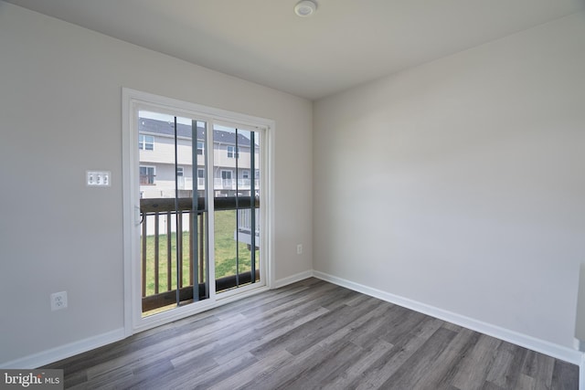 230 Rhea Dr, Martinsburg, WV 25403 - empty room featuring baseboards and dark wood finished floors