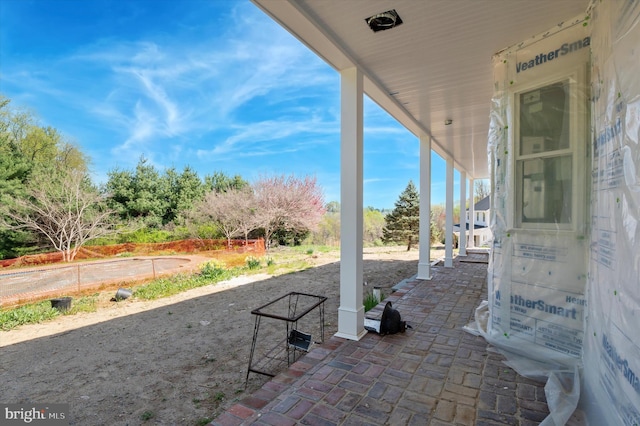view of patio