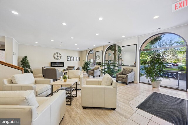 common area with visible vents