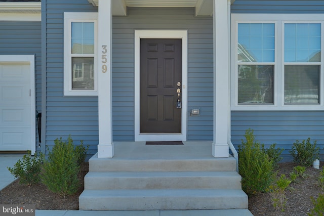 view of entrance to property