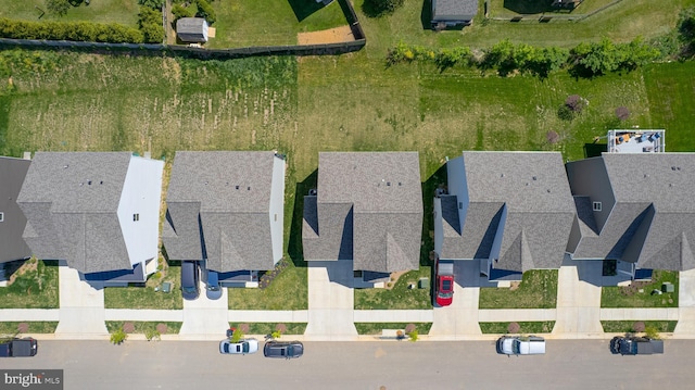 birds eye view of property featuring a residential view