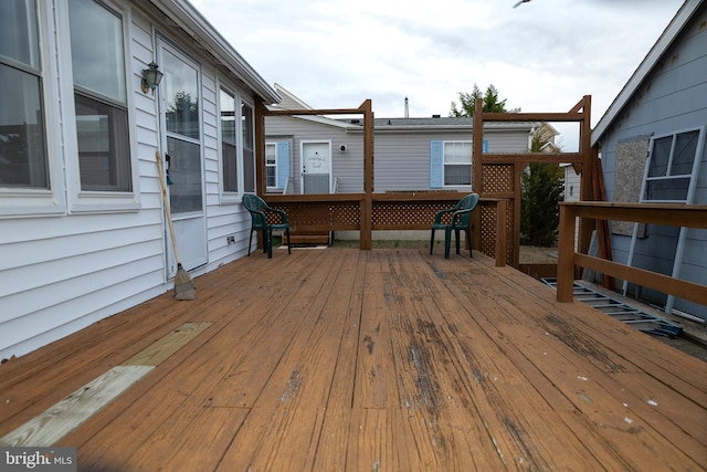 4398 S Bowers Rd, Milford, DE 19963 - view of wooden terrace