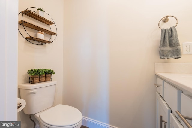 131 Chinaberry Way, Kunkletown, PA 18058 - half bath featuring vanity, baseboards, and toilet