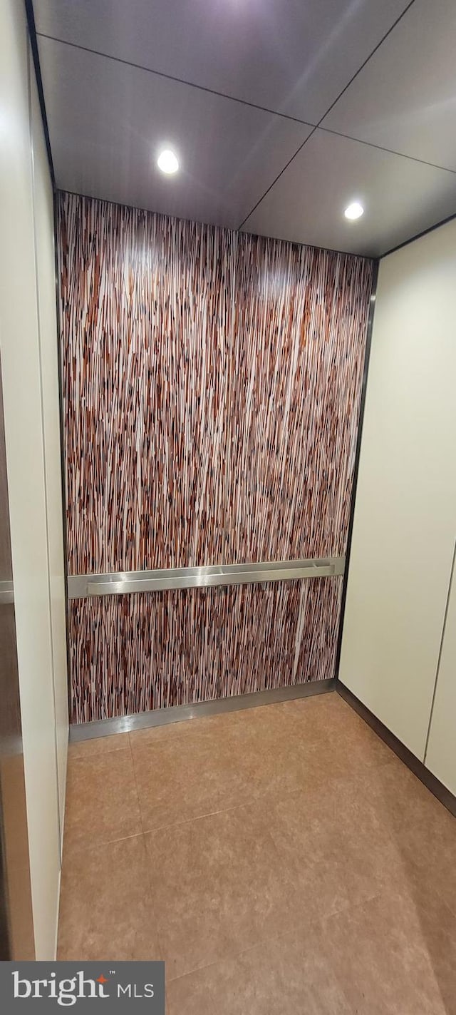 490 M Street Sw W-705 & 709, Washington, DC 20024 - empty room with recessed lighting and elevator