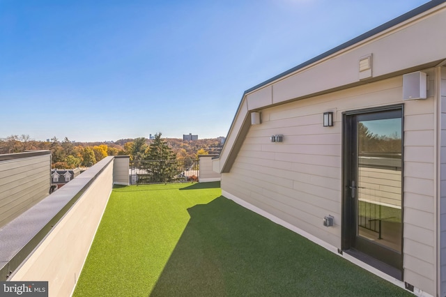 208 Kalos St, Philadelphia, PA 19128 - view of yard with a balcony