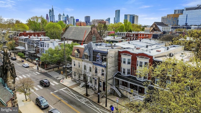 3800 Spring Garden St, Philadelphia, PA 19104 - birds eye view of property featuring a view of city