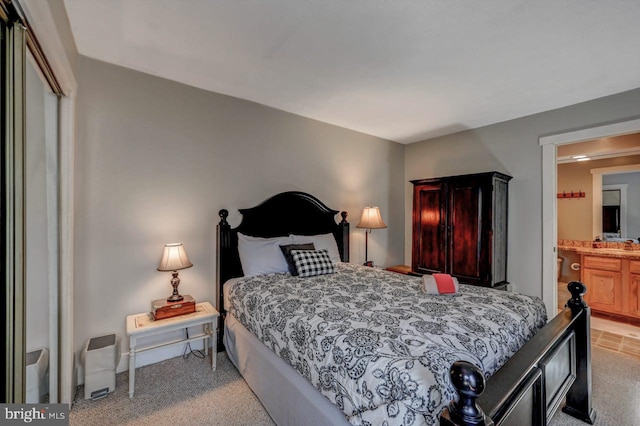 116 Snow Ridge Cir, Lake Harmony, PA 18624 - bedroom with ensuite bath and light carpet