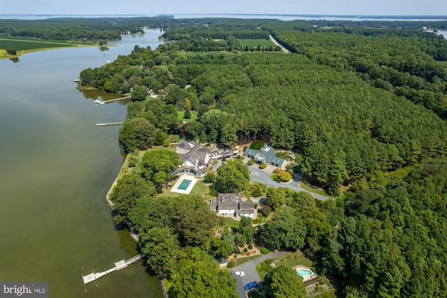 8620 Bozman Neavitt, Saint Michaels, MD 21663 - aerial view with a view of trees and a water view