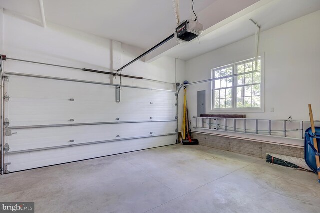 22758 Red Bay Ln, Milton, DE 19968 - garage with a garage door opener and electric panel