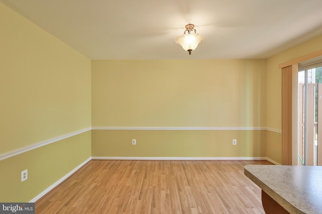 1514 Ravena St Unit D, Bethlehem, PA 18015 - unfurnished dining area featuring baseboards and light wood finished floors