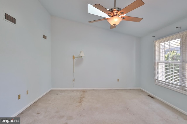 1514 Ravena St Unit D, Bethlehem, PA 18015 - unfurnished room with light colored carpet, baseboards, and visible vents