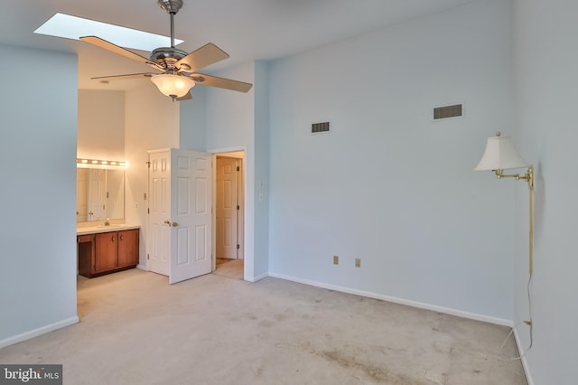 1514 Ravena St Unit D, Bethlehem, PA 18015 - unfurnished bedroom featuring baseboards, visible vents, and light colored carpet