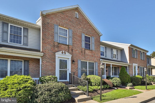 1514 Ravena St Unit D, Bethlehem, PA 18015 - townhome / multi-family property with brick siding