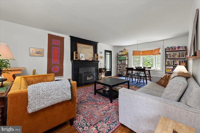 1708 Wrightfield Rd, Yardley, PA 19067 - living room featuring wood finished floors