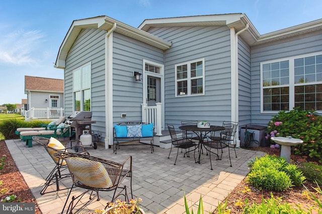 912 Moorings Cir Unit 8, Stevensville, MD 21666 - view of patio / terrace with grilling area