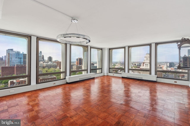200 Locust St Unit 24Bn, Philadelphia, PA 19106 - unfurnished sunroom with a view of city and a wealth of natural light