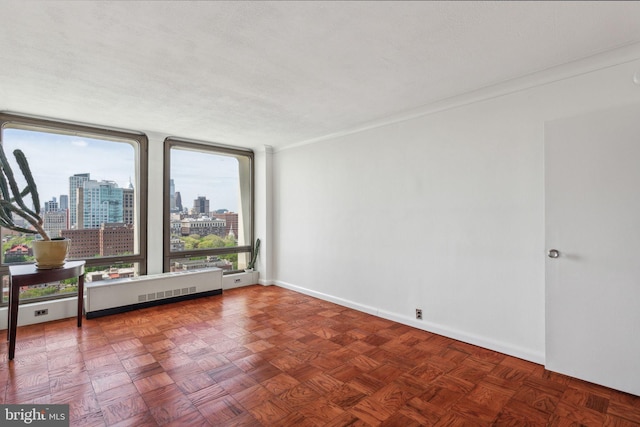 200 Locust St Unit 24Bn, Philadelphia, PA 19106 - unfurnished room featuring a view of city and baseboards