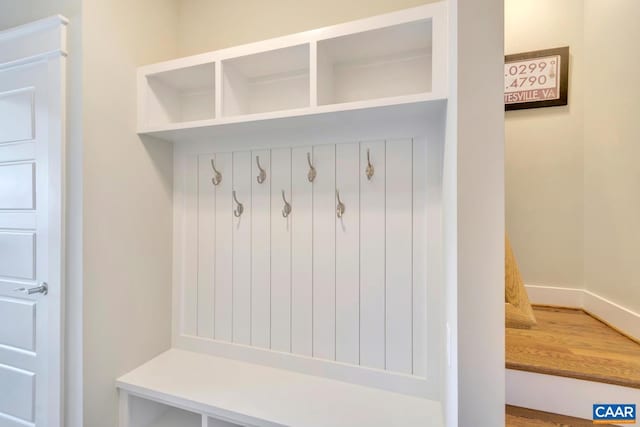 view of mudroom