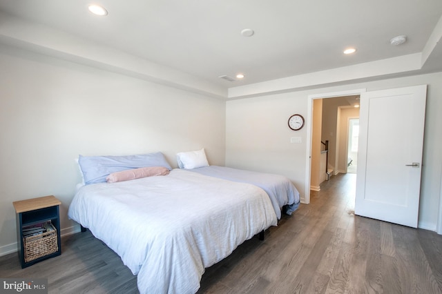 362 Star Tavern Ln, West Chester, PA 19382 - bedroom featuring baseboards, recessed lighting, and wood finished floors