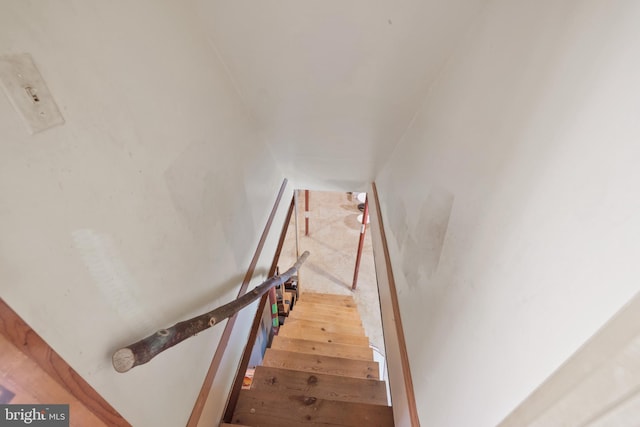view of staircase
