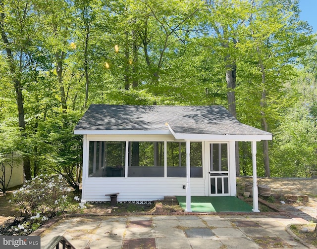 view of outbuilding