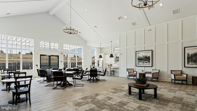 lobby featuring visible vents