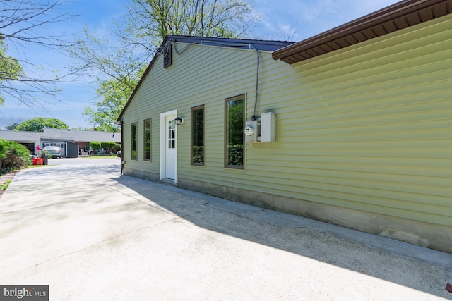 view of side of home