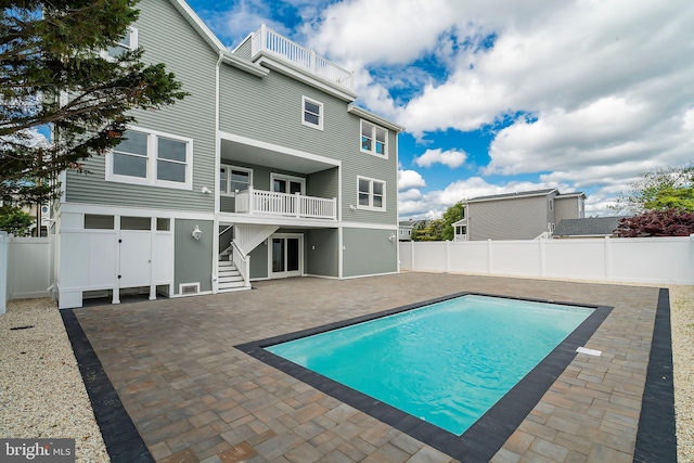 339 11th, Ship Bottom, NJ 08008 - view of pool featuring stairway and a patio area